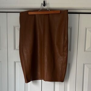 J. Crew Brown Pencil Skirt